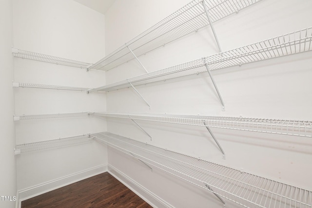 view of storage area