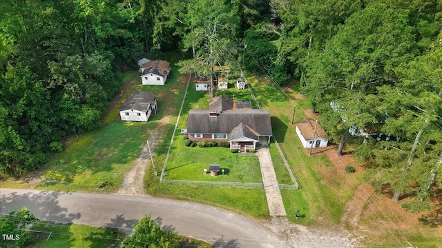 320 Dead End Rd, Enfield, NC 27823 - view from above of property with property parcel outlined