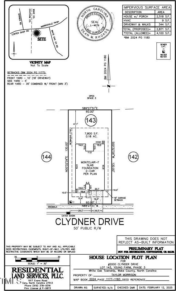 2000 Clydner Dr, Apex, NC 27523 - map