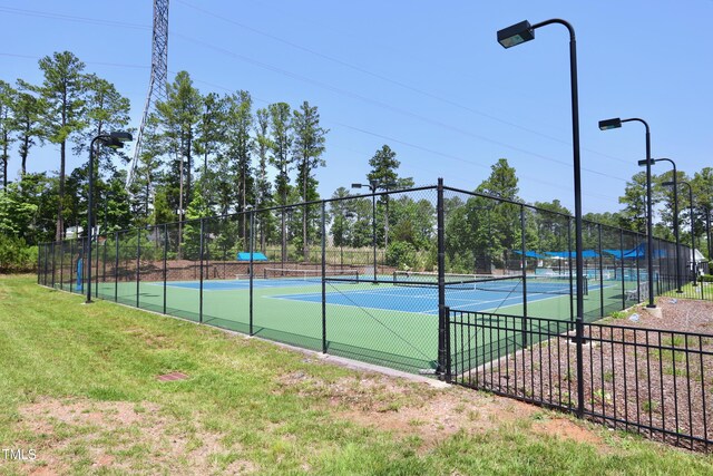 view of tennis court