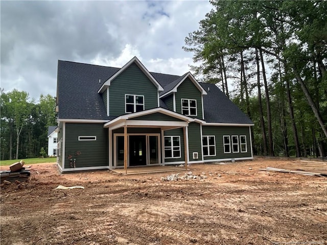 194 Landon Rdg, Sanford, NC 27330 - rear view of house with a shingled roof