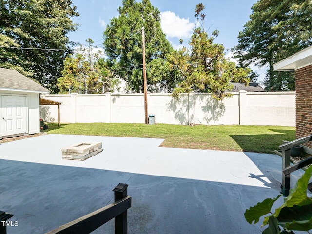view of patio / terrace with fence