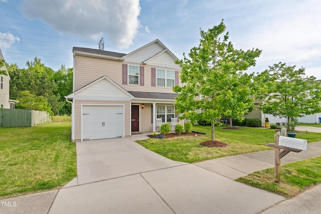 4108 Lady Slipper Ln, Durham, NC 27704 - view of front of property with a garage and driveway