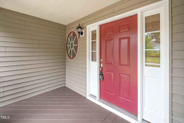 view of entrance to property