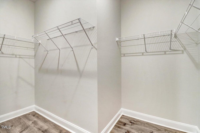 5082 Dogwood Dr, Battleboro, NC 27809 - walk in closet with wood finished floors