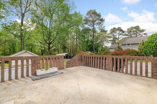 183 Red Hill Loop Rd, Warrenton, NC 27589 - view of patio featuring fence
