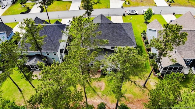 birds eye view of property featuring a residential view
