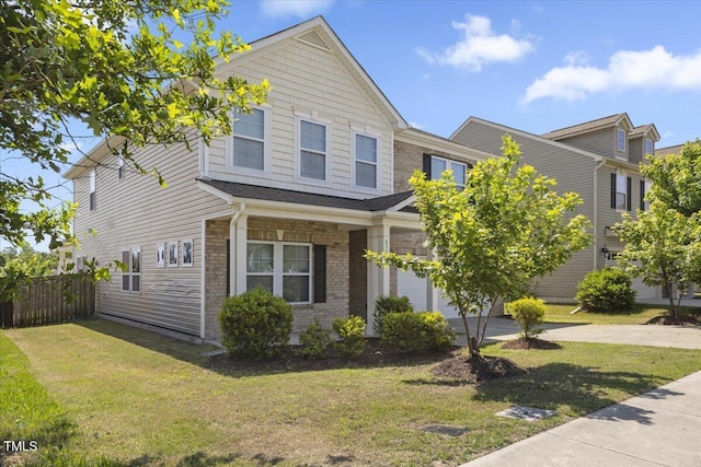 833 Ember Dr, Durham, NC 27703 - view of front of property with brick siding