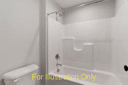 188 Buckaroo Dr, Louisburg, NC 27549 - bathroom with bathtub / shower combination and toilet