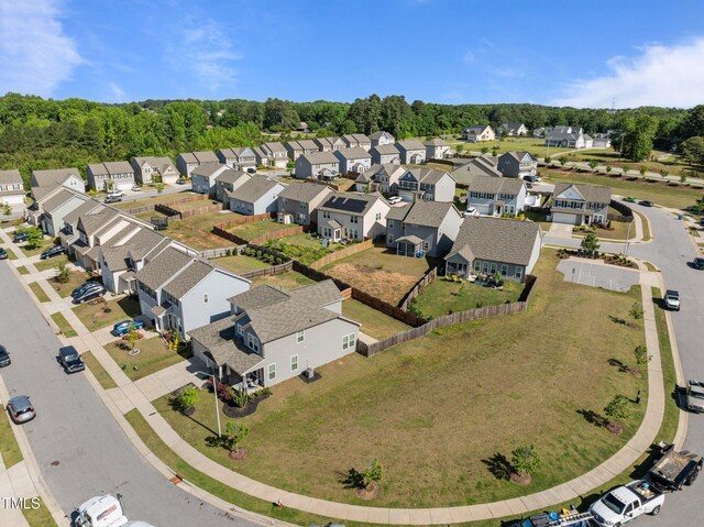 aerial perspective of suburban area