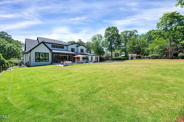 view of yard