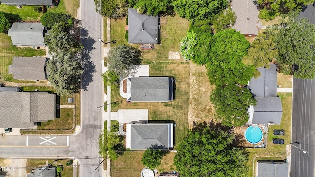 412 W Stallings St, Clayton, NC 27520 - drone / aerial view featuring a residential view