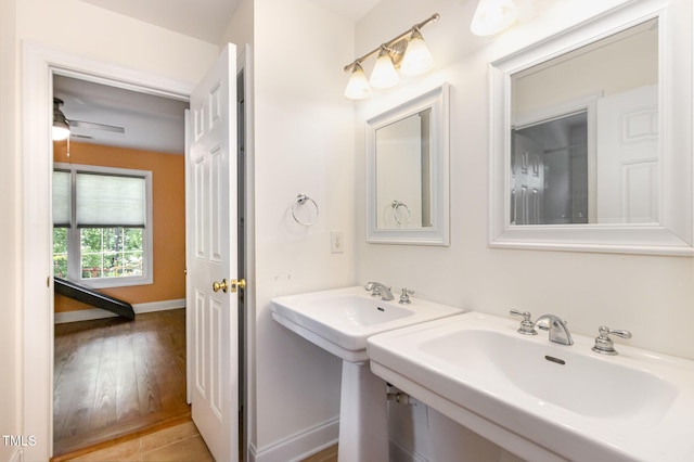 101 Rainbow Dr, Carrboro, NC 27510 - bathroom with a sink and baseboards