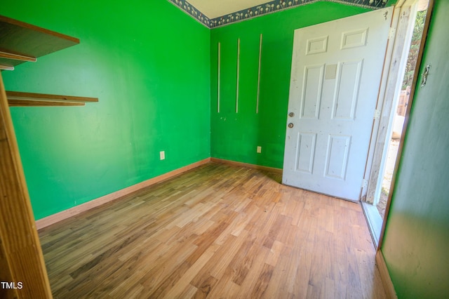 111 Marshay Meadow Rd, Youngsville, NC 27596 - spare room featuring wood finished floors and baseboards