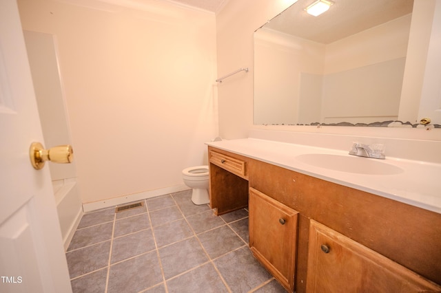 111 Marshay Meadow Rd, Youngsville, NC 27596 - full bathroom featuring vanity, a tub, tile patterned flooring, and crown molding