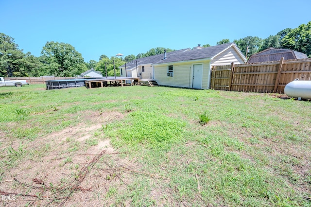 111 Marshay Meadow Rd, Youngsville, NC 27596 - view of fenced backyard