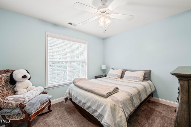 112 Nelson Ln, Clayton, NC 27527 - carpeted bedroom with baseboards and a ceiling fan