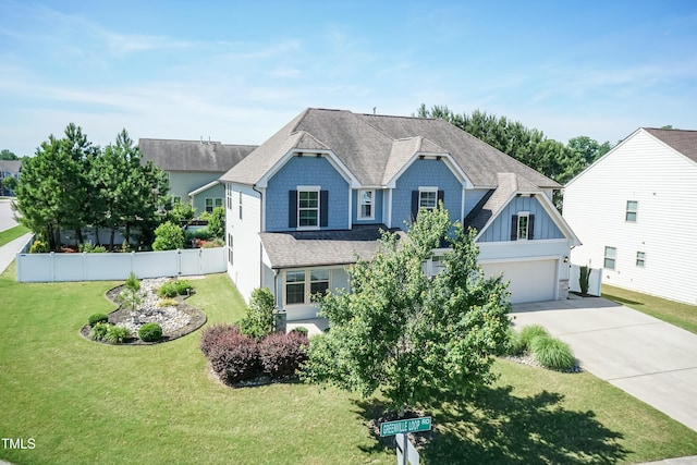 3536 Greenville Loop Rd, Wake Forest, NC 27587 - craftsman inspired home with driveway, roof with shingles, a garage, and board and batten siding