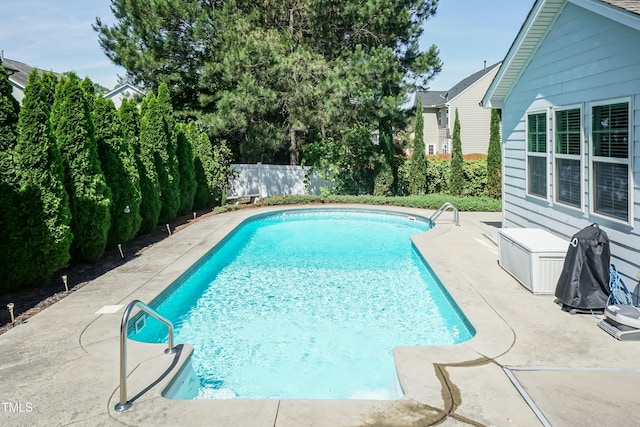3536 Greenville Loop Rd, Wake Forest, NC 27587 - view of pool with a fenced backyard and a patio area