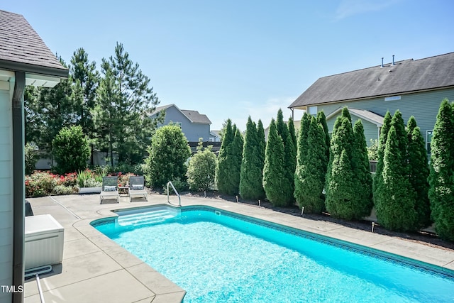 3536 Greenville Loop Rd, Wake Forest, NC 27587 - view of pool featuring a patio and a fenced backyard