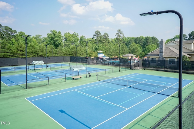 3536 Greenville Loop Rd, Wake Forest, NC 27587 - view of tennis court