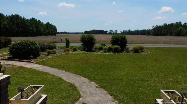 1042 Oquinn Rd, Maxton, NC 28364 - view of green lawn featuring a rural view