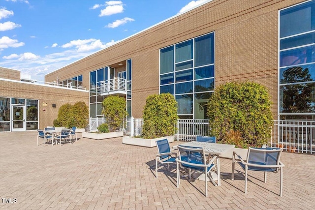 view of patio / terrace with outdoor dining area