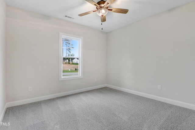 157 Gumtop Dr, Zebulon, NC 27597 - carpeted empty room featuring baseboards and ceiling fan