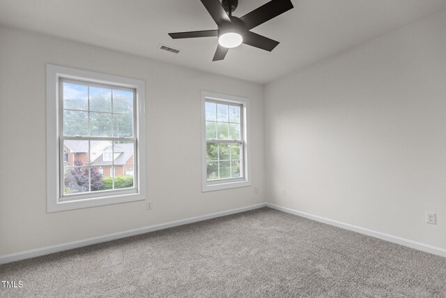 100 Citrus Pl, Cary, NC 27519 - carpeted empty room with baseboards and ceiling fan