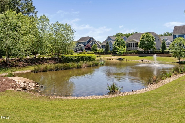 water view with nearby suburban area