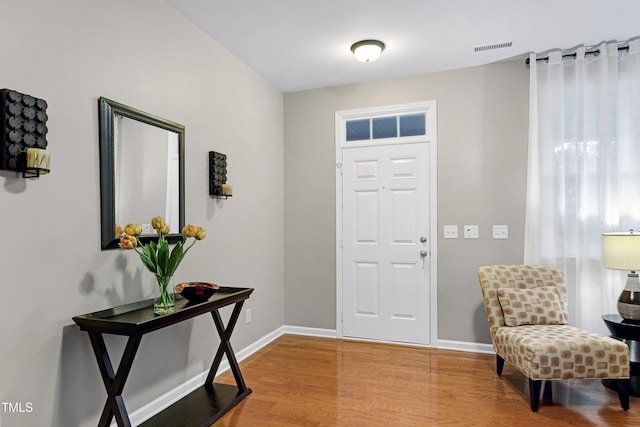 1141 Brookhill Way, Cary, NC 27519 - foyer with wood finished floors and baseboards