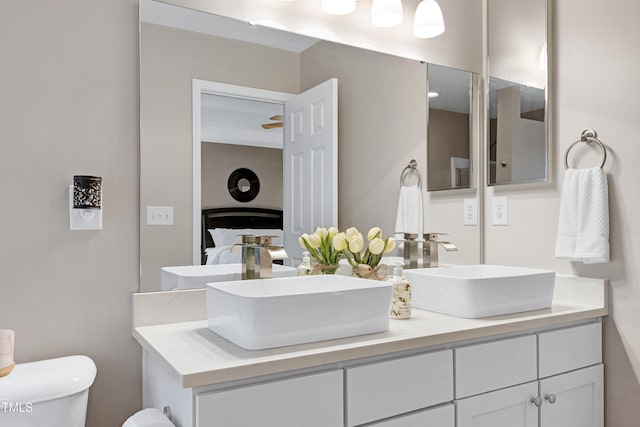 1141 Brookhill Way, Cary, NC 27519 - ensuite bathroom with double vanity and toilet