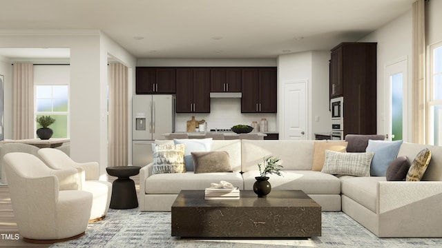 view of living area