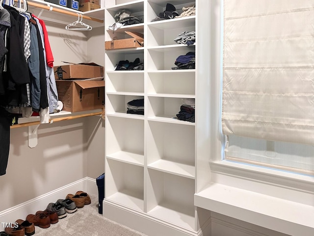 1218 Rogers Farm Rd, Wake Forest, NC 27587 - spacious closet featuring carpet floors