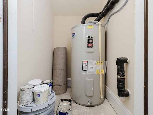 utilities featuring water heater