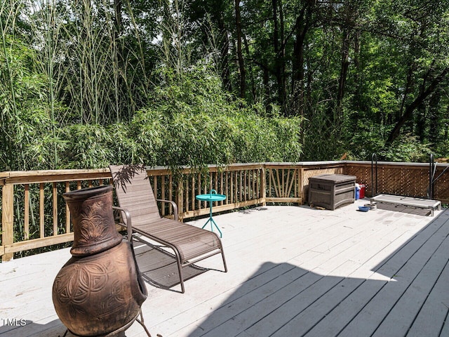 view of deck