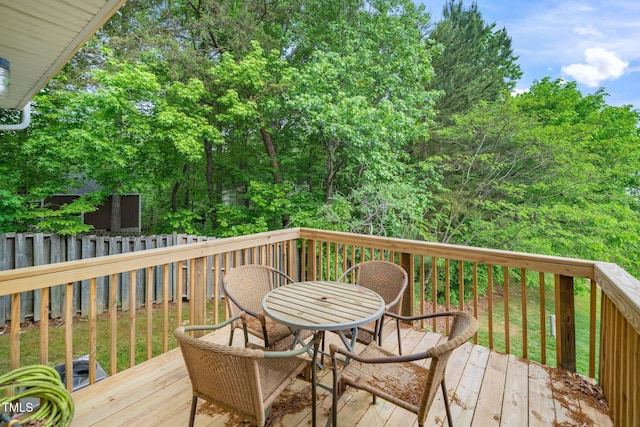 view of deck