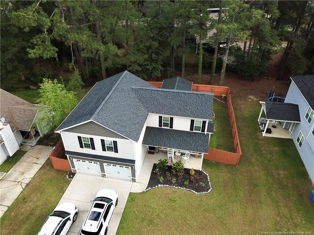 drone / aerial view
