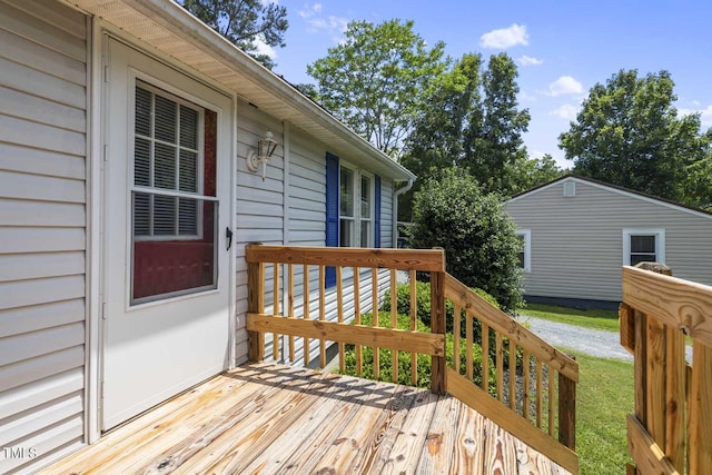 view of deck