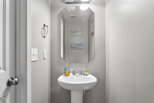 bathroom with a sink
