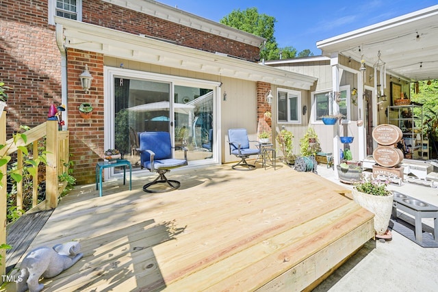 view of deck