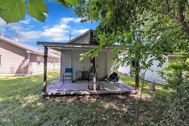 rear view of house with a patio area
