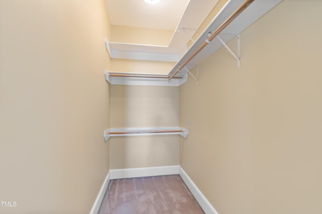207 N Hopkins Ave, Spring Hope, NC 27882 - spacious closet with carpet floors