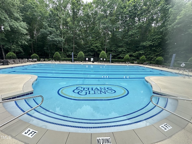 view of community pool