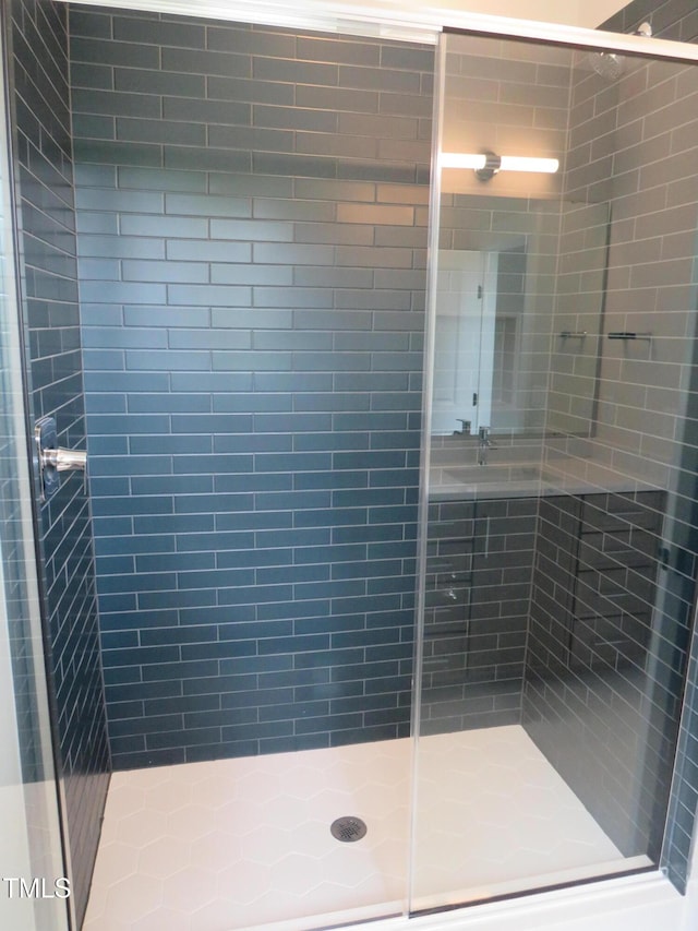 full bath with a stall shower