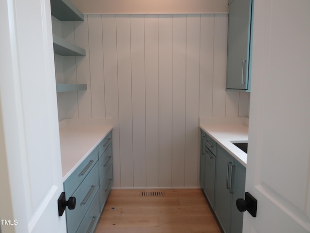 view of storage area