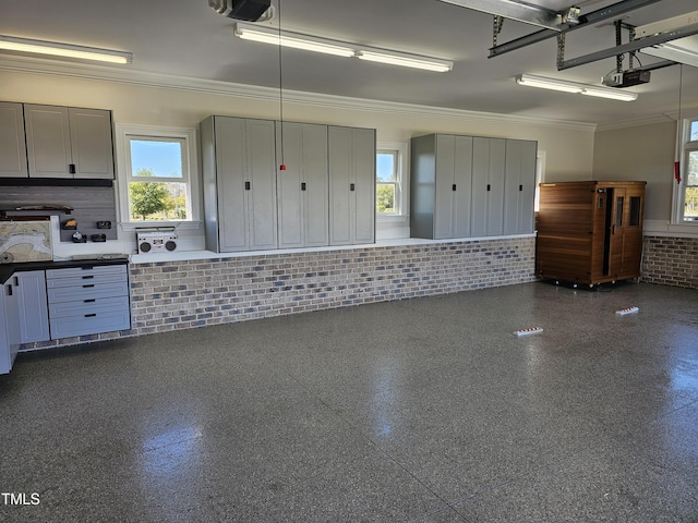 76 Soundside Dr, Oriental, NC 28571 - garage featuring a garage door opener