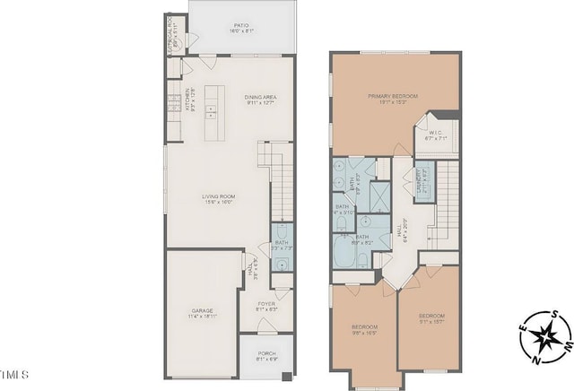 149 E Porthaven Way, Clayton, NC 27527 - plan