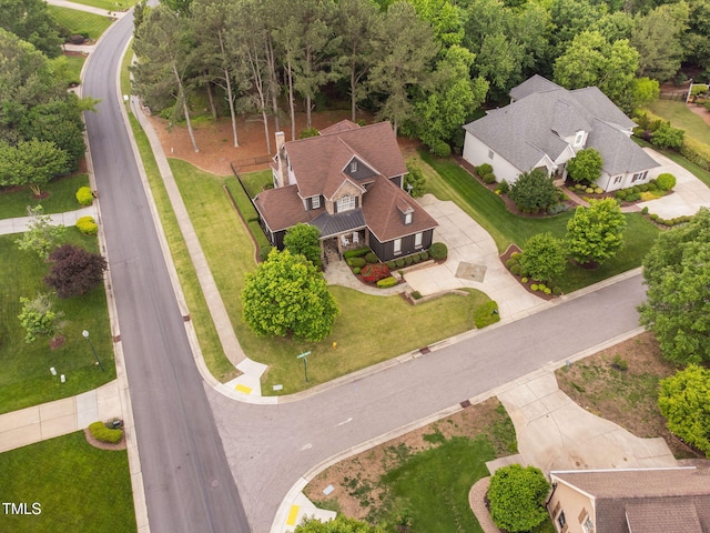 aerial view of property and surrounding area
