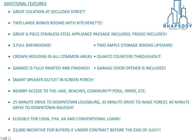 1412 Sagamore Dr, Louisburg, NC 27549 - view of a document